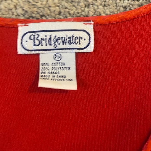 Red velvet midi dress - Picture 3 of 4